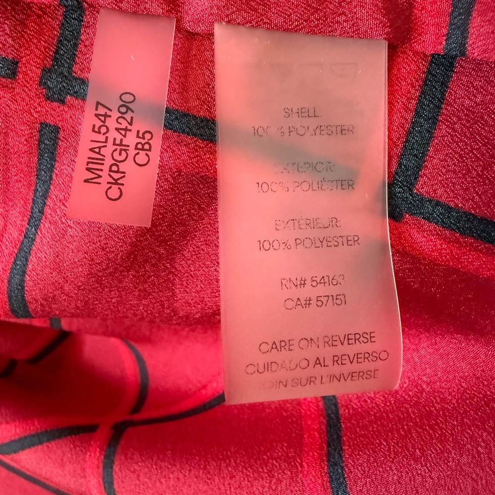 Calvin Klein Epaulette Shadow Windowpane Button-Down Shirt With Roll Tab Sleeve - Picture 7 of 8